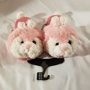 Wonder Nation Bunny slippers kids 11-12